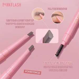 Eye Makeup Set 3 Shades Eyeshadow Matte Liquid Lipstik Ombrelips - Image 4